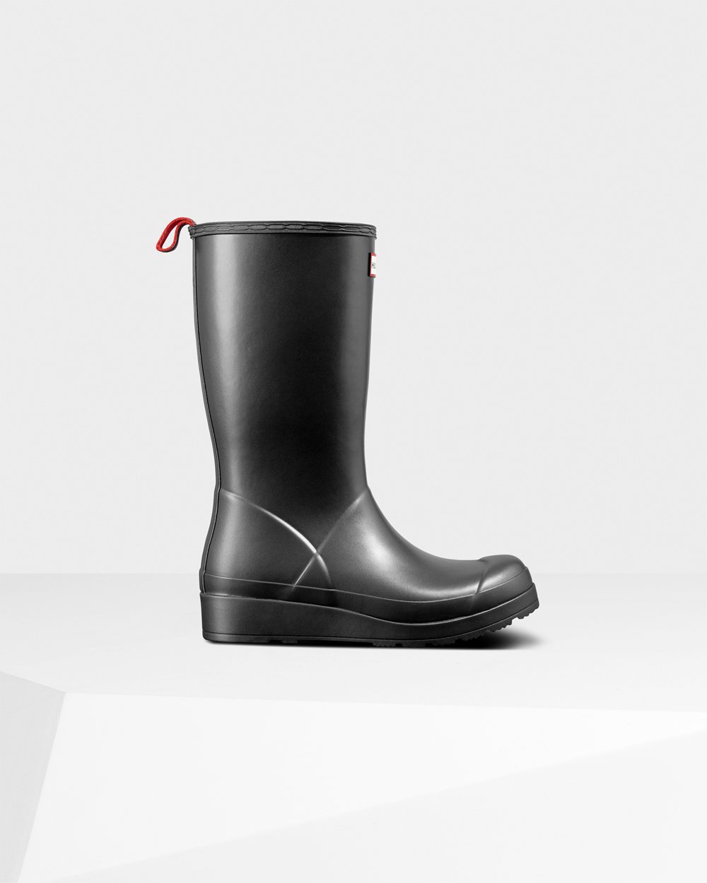 Women Hunter Original Tall Pearlized Rain | Play Boots Black | NZ-50397-KUVX